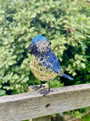 Wire Blue Tit