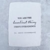 Handmade paper 'You are the loveliest thing I have ever known'