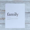 Definition print 'family'