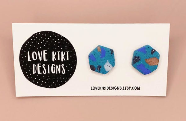 love kiki studs ocean blue