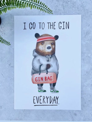'I go to the gin every day'