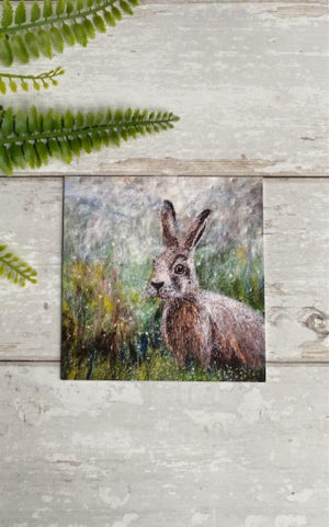 needle felt hare