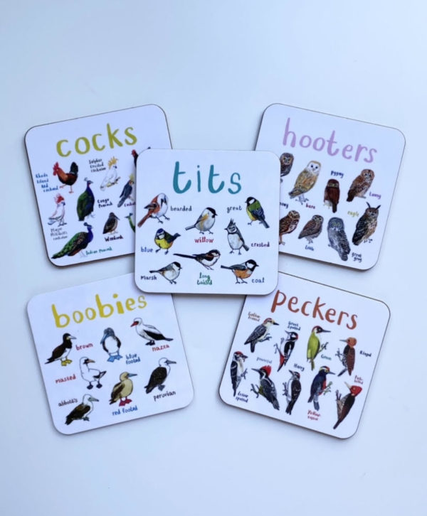 bird coasters