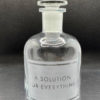 apothecary bottle 'a solution for everything'