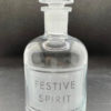 apothecary bottle 'festive spirit'