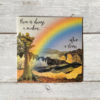 'there is always a rainbow after a storm' greeting card