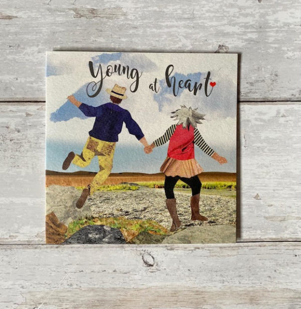 'Young at heart' greeting card